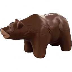 Brown Grizzly Bear Promo Stress Ball