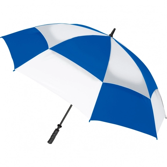 Royal/White Checkerboard Flextech Golf Custom Umbrellas