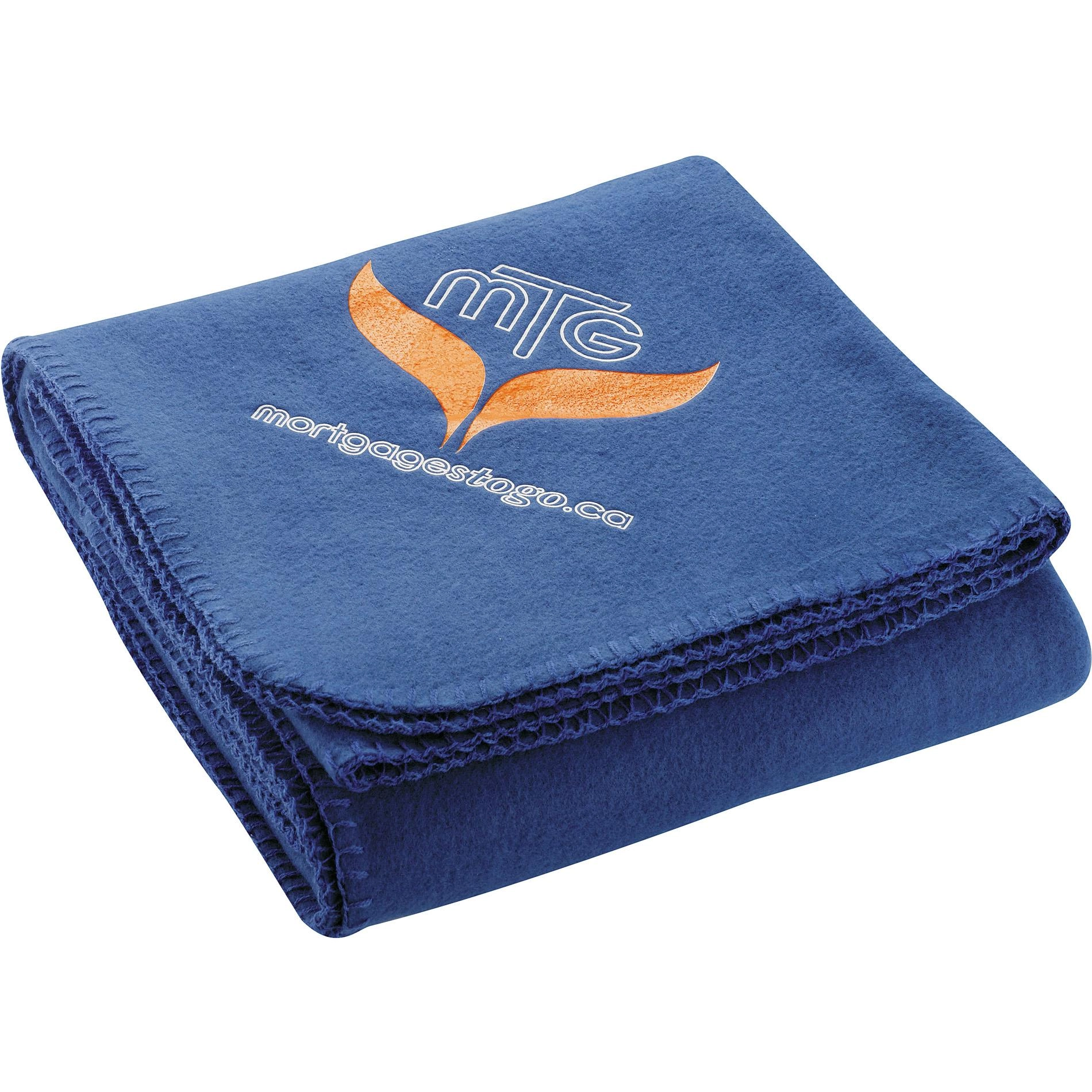 Cozy Fleece Promotional Blanket 50 x 60 Logo Blankets ePromos