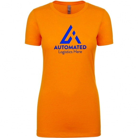Orange Next Level CVC Logo T-Shirt - Women's