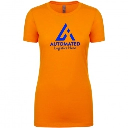 Orange Next Level CVC Logo T-Shirt - Women's