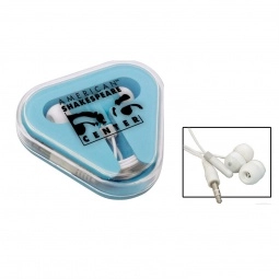 Promotional Ear Buds in Custom Imprinted Case