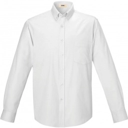White Core365 Operate Custom Button Down Dress Shirt - Men's - Tall