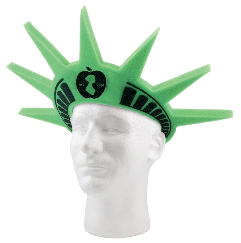 Promotional Foam StatueofLiberty Crown Custom Hats ePromos