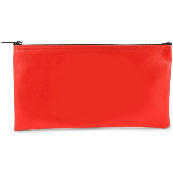 Lipstick Red Vinyl Custom Bank Bag