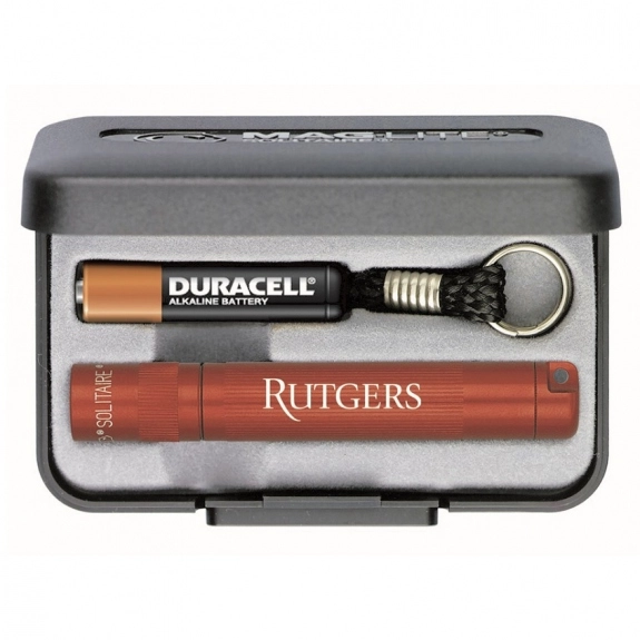 Red Solitaire MAG-LITE Promotional Flashlight
