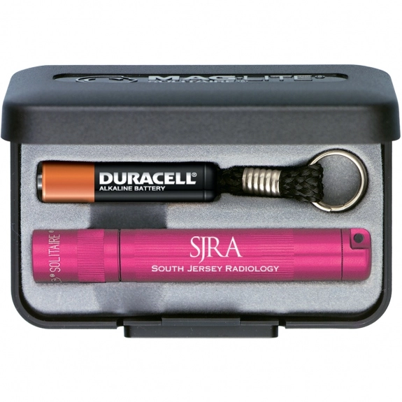 Pink Solitaire MAG-LITE Promotional Flashlight