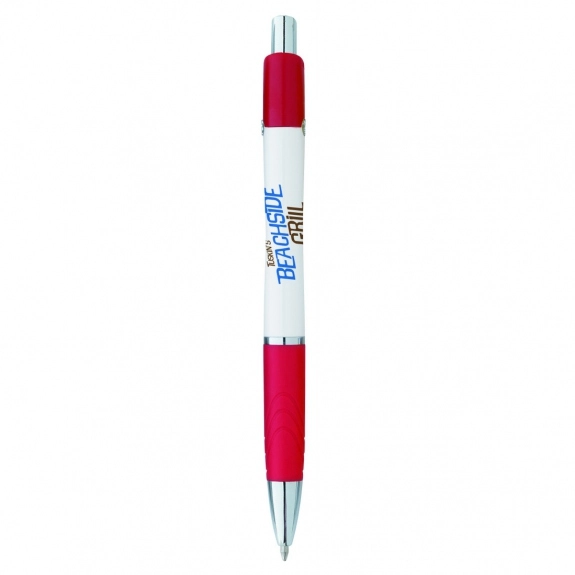 Red BIC Emblem Retractable Custom Pen