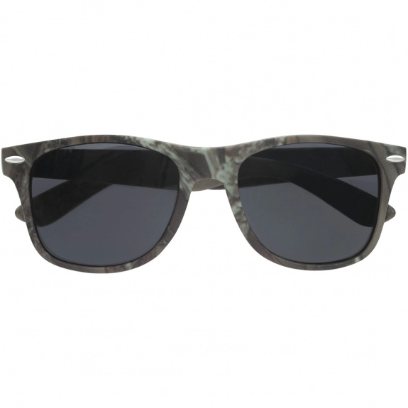 Timber Camouflage Custom Sunglasses - Front View