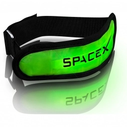Green - Light-Up Flashing Safety Custom Armband