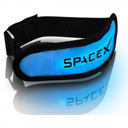 Blue - Light-Up Flashing Safety Custom Armband