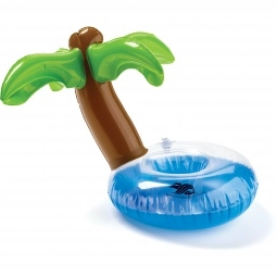 Multi - Palm Tree Lagoon Beverage Coaster