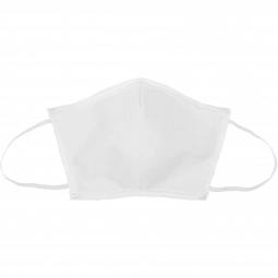 Marshmallow Colored Canvas Face Mask w/ Elastic Ear Loops