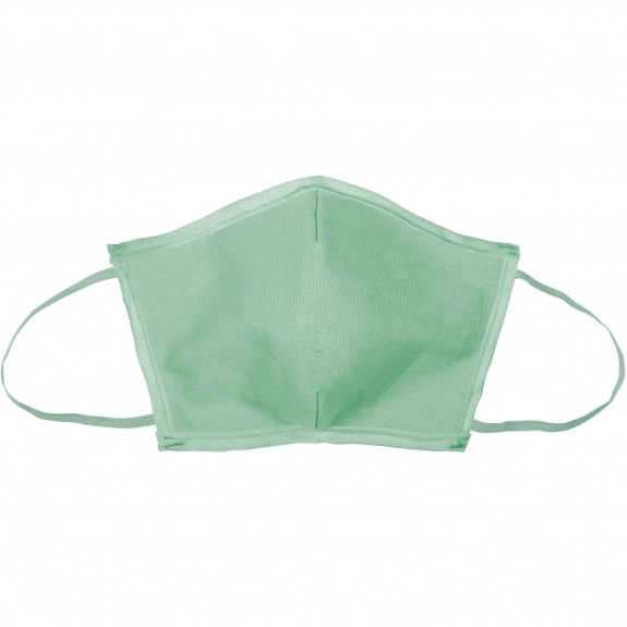 Mint To Be Colored Canvas Face Mask w/ Elastic Ear Loops