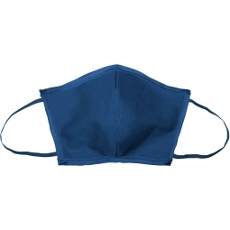 Sapphire Colored Canvas Face Mask w/ Elastic Ear Loops