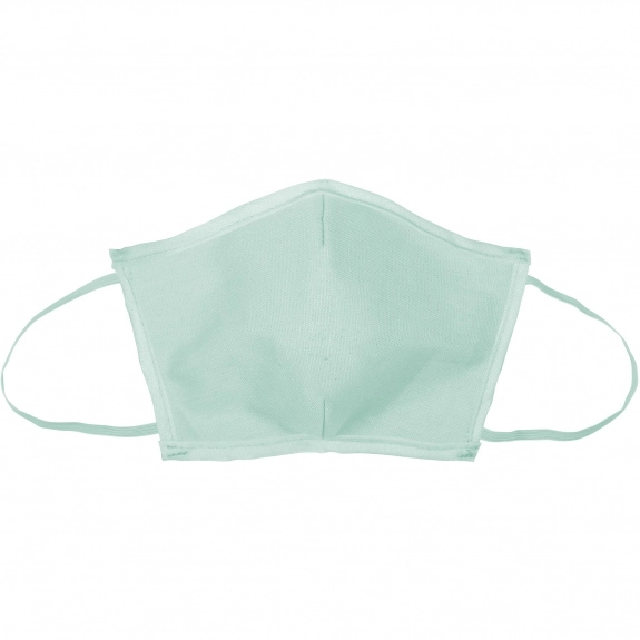 Easy Breezy Colored Canvas Face Mask w/ Elastic Ear Loops