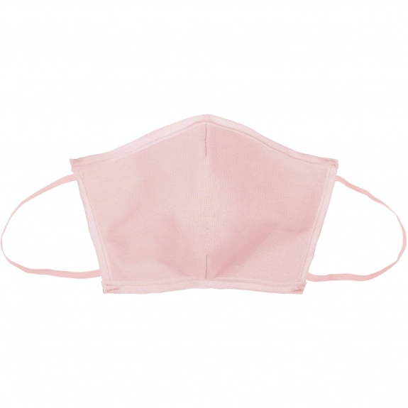 Fairytail Pink Colored Canvas Face Mask w/ Elastic Ear Loops