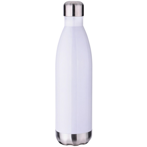 White - Full Color Vacuum Insulated Stainless Steel Custom Water Bottle - 2