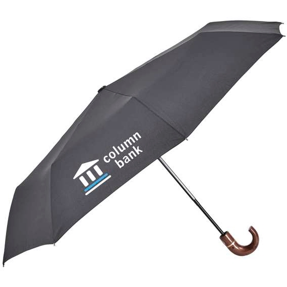 Cool Grey Ultra Light Fashion Auto Open Custom Umbrella