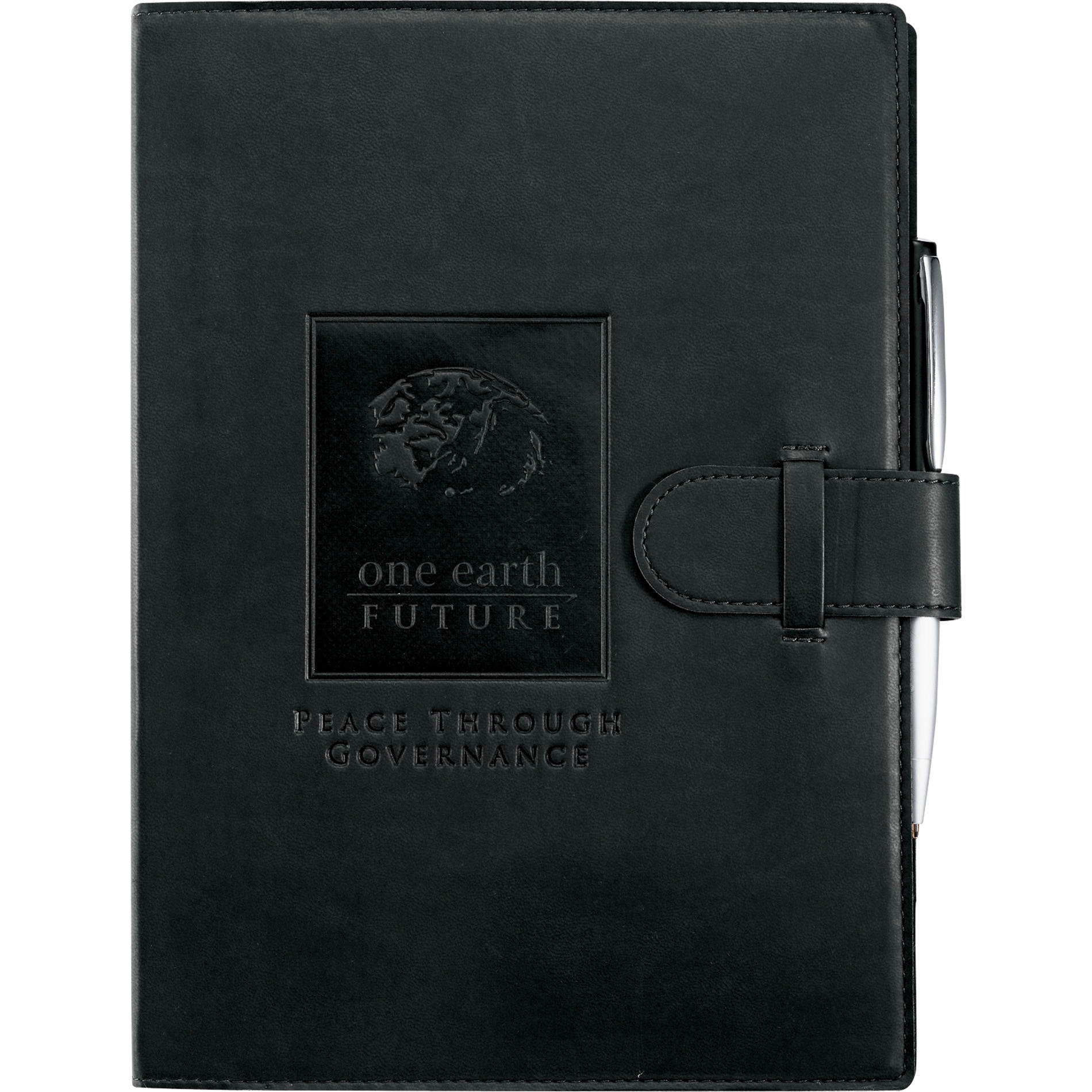 Vinyl Bound Promotional Journal Book w/ Tab Closure ePromos