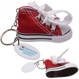 Red Classic Gym Shoe Promotional Keytag