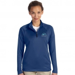 Devon & Jones® Tech-Shell Quarter-Zip Logo Pullovers - Women's