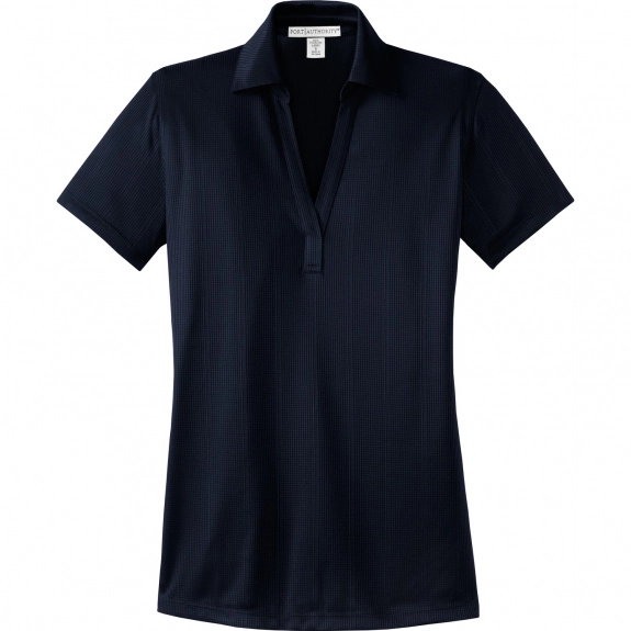 True Navy Port Authority Lightweight Custom Polo Shirts - Women's