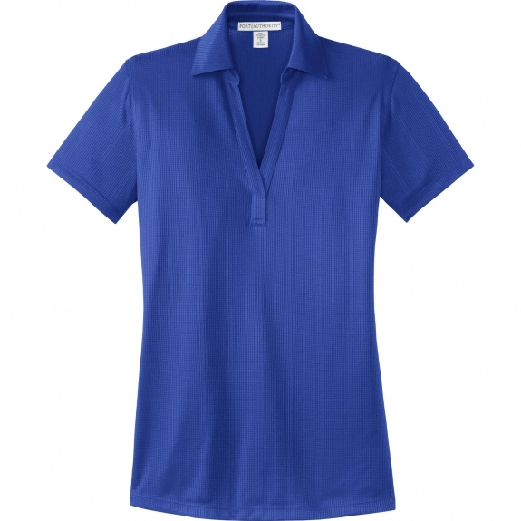 Hyper Blue Port Authority Lightweight Custom Polo Shirts - Women's