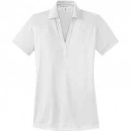 White Port Authority Lightweight Custom Polo Shirts - Women's