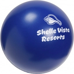 Blue - Slow-Release Squishy Custom Stress Balls - Round