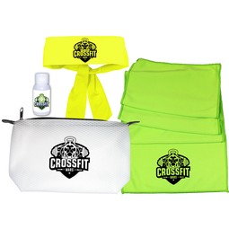 White - Custom Logo Wellness Sport Kit