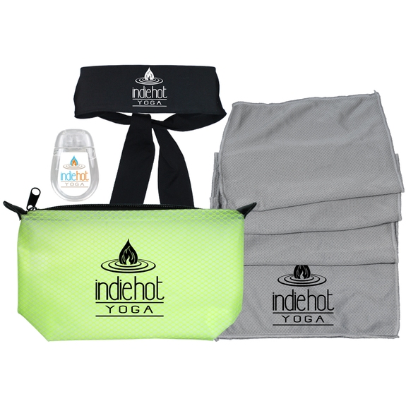 Lime Green - Custom Logo Wellness Sport Kit