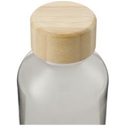 Sona RPET Reusable Logo Bottle w/ Bamboo Lid - 22 oz.