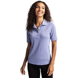 Front - Cutter & Buck Virtue Eco Pique Recycled Custom Polo - Women's