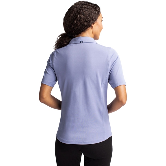 Back - Cutter & Buck Virtue Eco Pique Recycled Custom Polo - Women's