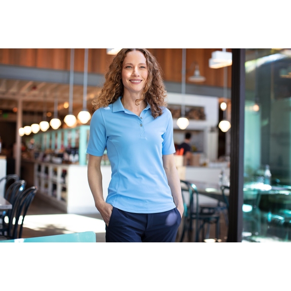 Lifestyle - Cutter & Buck Virtue Eco Pique Recycled Custom Polo - Women's