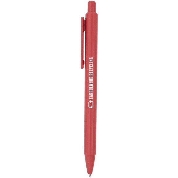 Coral - Recycled Custom Logo Milk Carton Pen