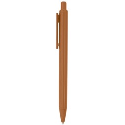 Brown/Orange - Recycled Custom Logo Milk Carton Pen