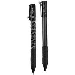 Black Promotional Custom Logo Accordion RABS Pen