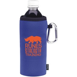 KOOZIE® Collapsible Custom Bottle Cooler Sleeve w/ Carabiner