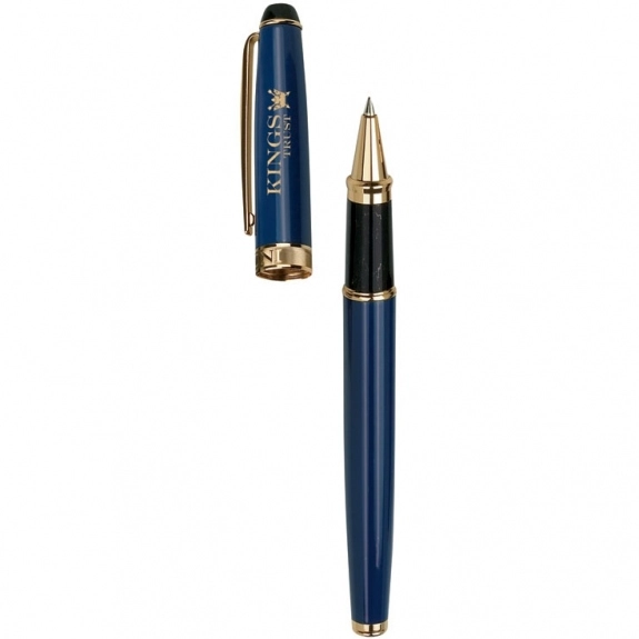 Blue Bettoni Solid Engraved Rollerball Pen