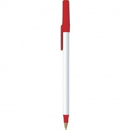 Red BIC Round Stic Ecolutions Custom Pens