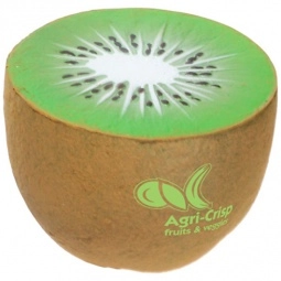 Green/Brown Kiwi Fruit Custom Stress Balls