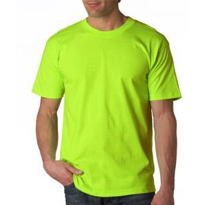 Lime Green Bayside Union Made Custom T-Shirt - Colors