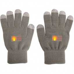Dark Gray/Light Gray Touchscreen Winter Custom Gloves
