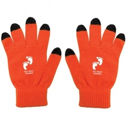 Orange/Black Touchscreen Winter Custom Gloves