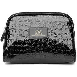 Black Fashion Forward Custom Cosmetic Bag