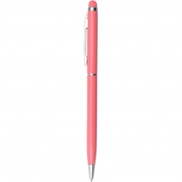 Pink Twist Action Stylus Custom Pens