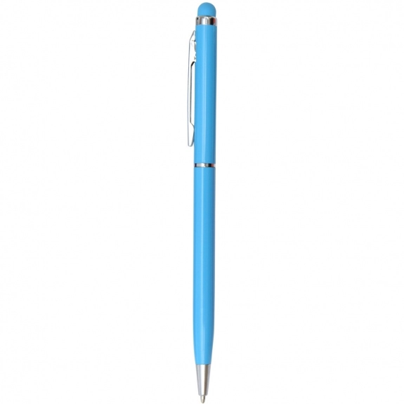 Sky Blue Twist Action Stylus Custom Pens