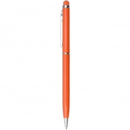 Orange Twist Action Stylus Custom Pens
